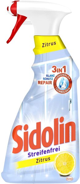 Sidolin Zitrus Glasreiniger 500 ml