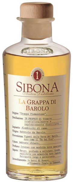 Sibona Grappa di Barolo 0,5l