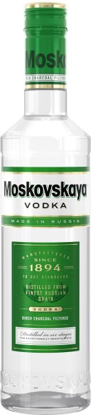 Moskovskaya russischer Vodka 38,0 % vol 0,5l