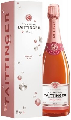 Taittinger Champagne Brut Rosé Prestige im Geschenkkarton 0,75l